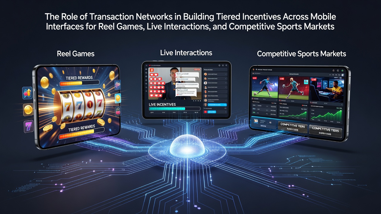Übersicht über Transaktionsnetzwerke in mobilen Casino- und Sportwetten-Apps mit gestaffelten Belohnungssystemen